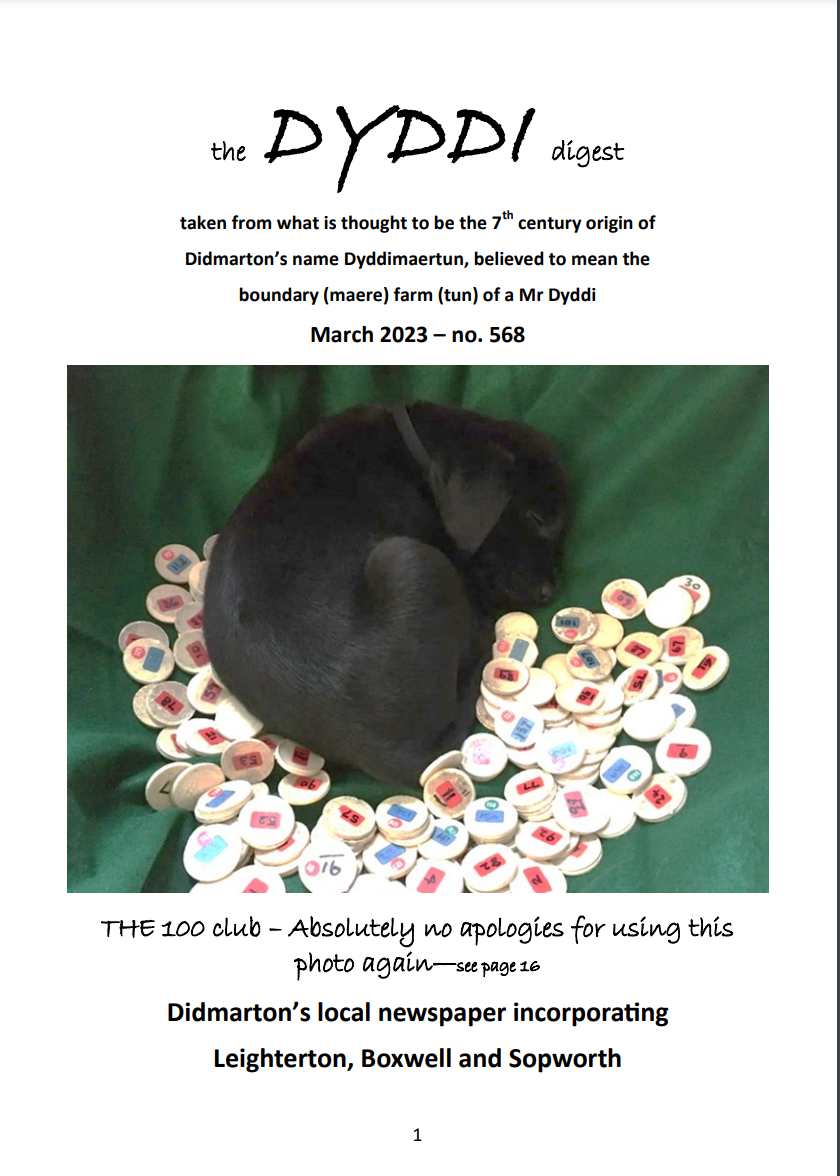 Dyddi Digest Front cover