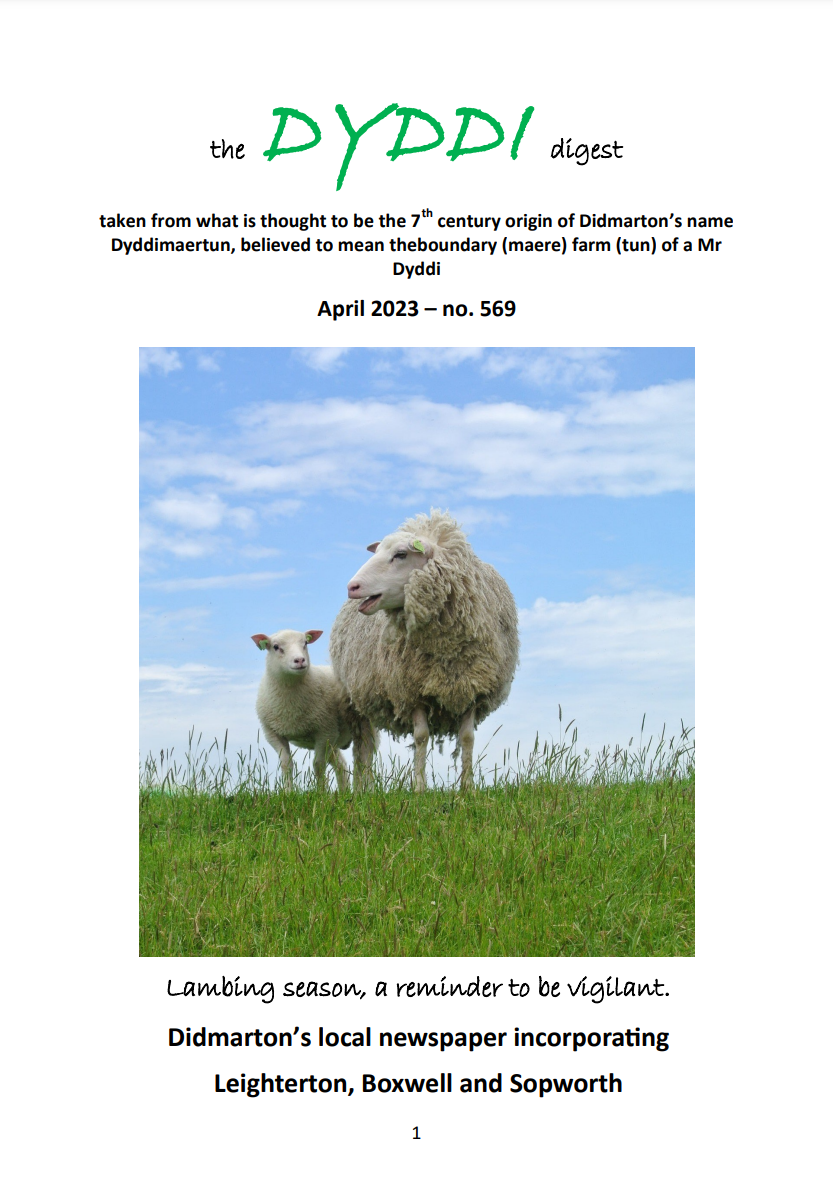 Dyddi Digest Front cover